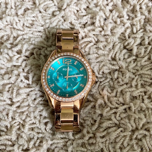 Fossil Turquoise Watch 